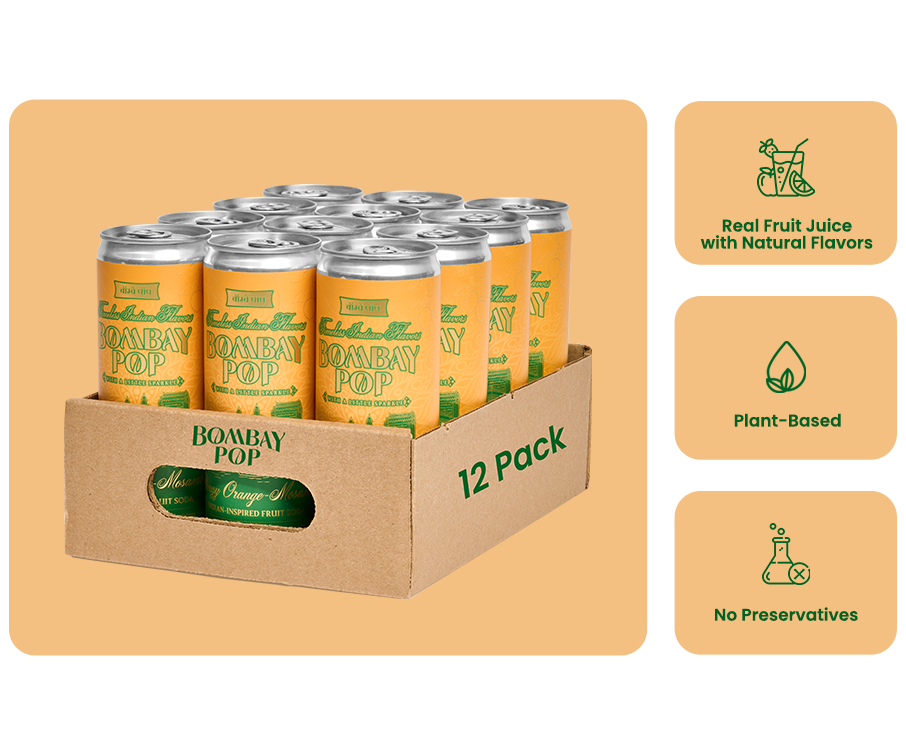 Bombay Pop Orange-Mosambi — 12 Pack